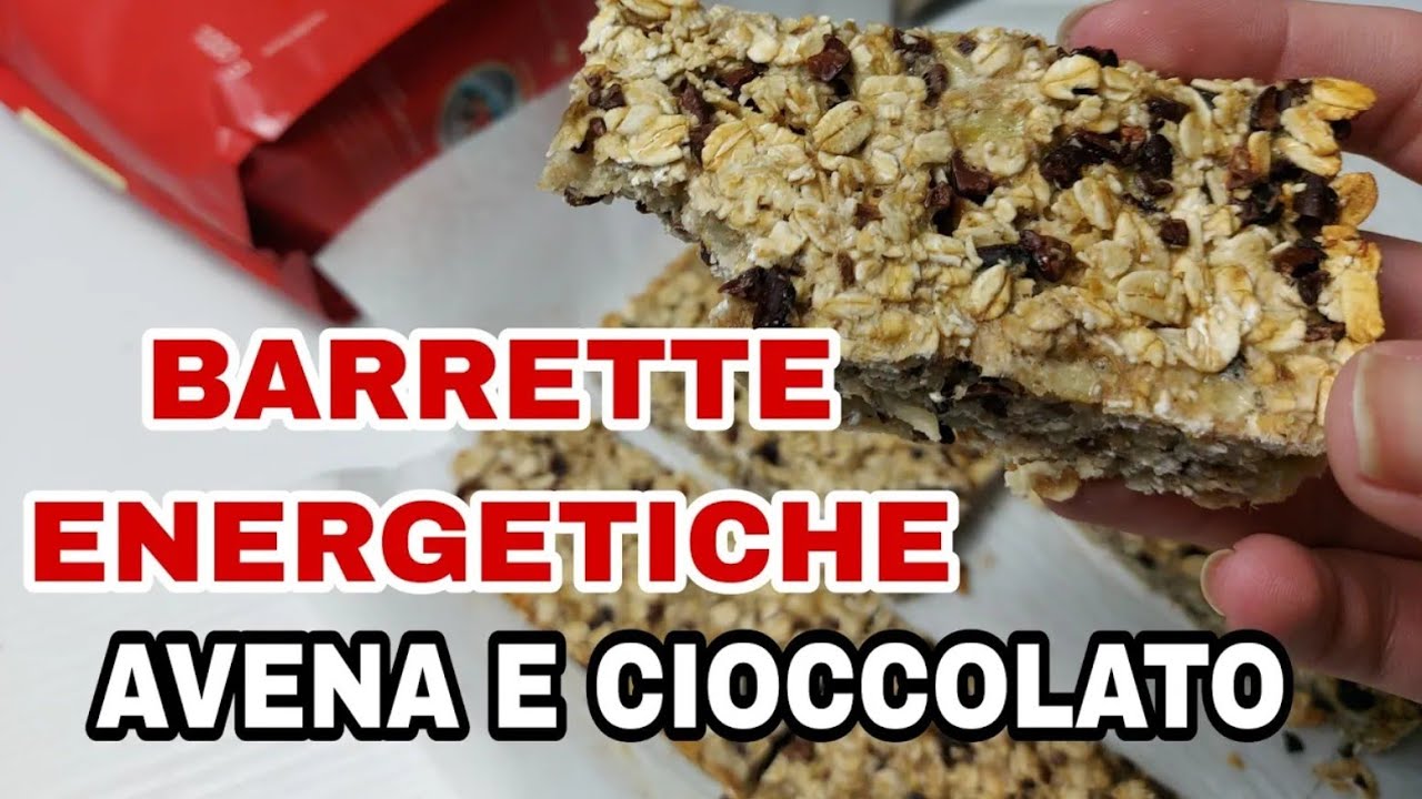 BARRETTE ENERGETICHE AVENA E CIOCCOLATO 