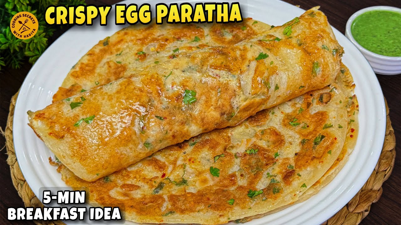 Crispy Egg Paratha Recipe | Healthy Breakfast |Street Style Egg Paratha Recipe | Anda Paratha Recipe