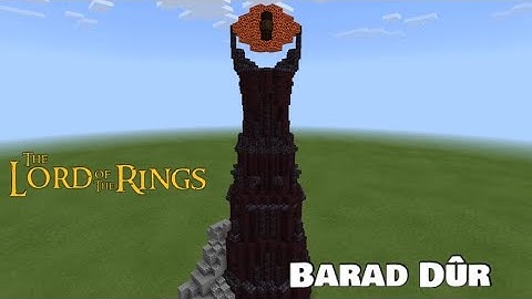 How to Make the Barad Dûr in Minecraft | Tutorial
