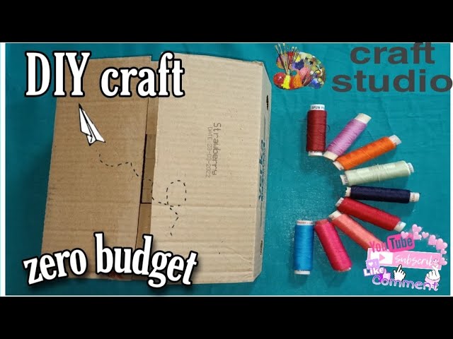 2 Most Useful Thread Storage Box Making that you have never seen yet ! DIY Thread  Box 