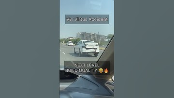 Ye hai german quality 🔥 #caraccidentlawyers #volkswagen #virtus