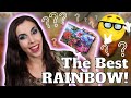 THE MOST UNIQUE RAINBOW PALETTE OF 2021 | The TOP 3 Palette of the Year | Best Palette Collab EVER!