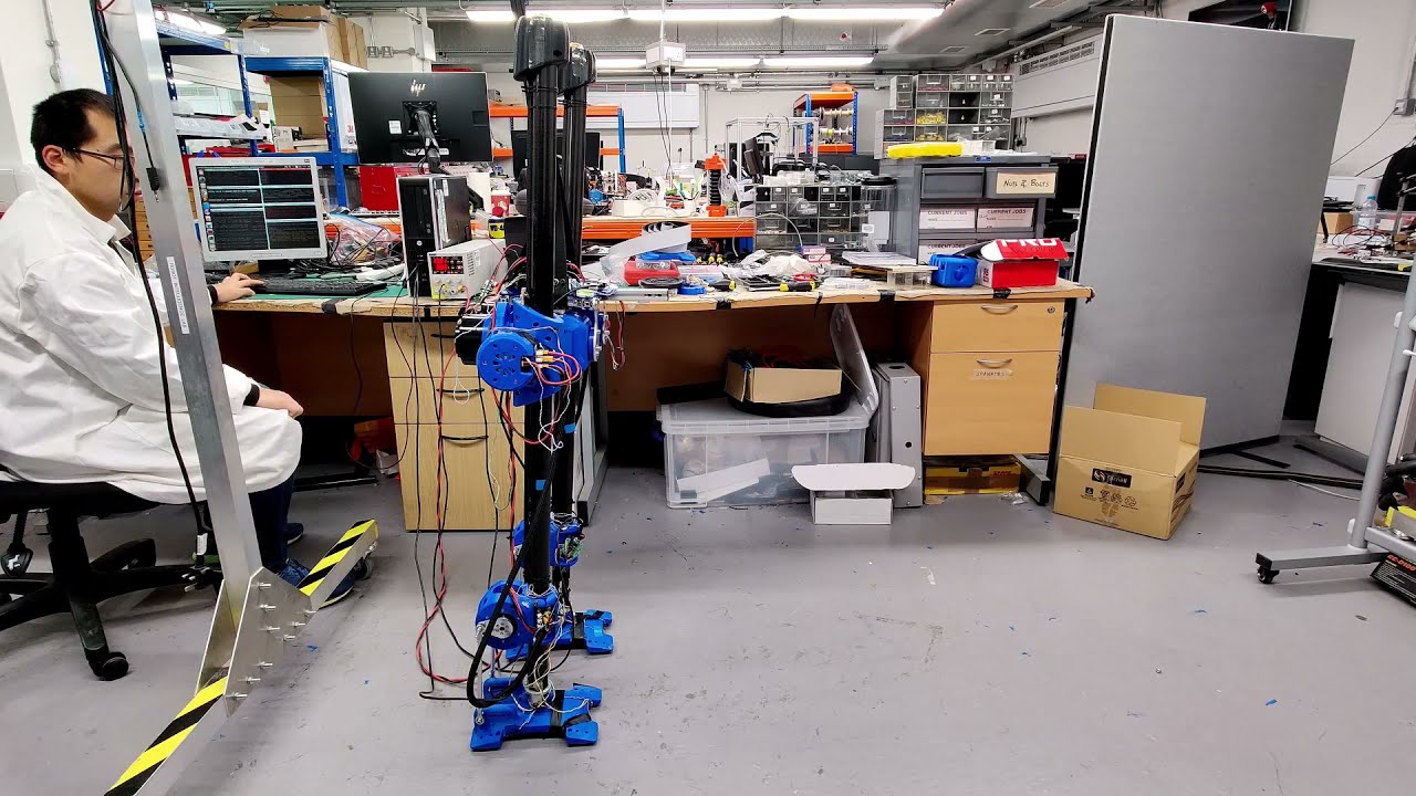 Imperial College London's first bipedal walking robot: SLIDER