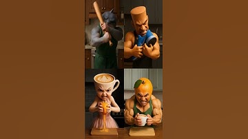 Thumbnail of Tung Tung Sahur VS Tralalero Tralala VS Ballerina Cappuccina Vs Udin Din Dun #brainrot
