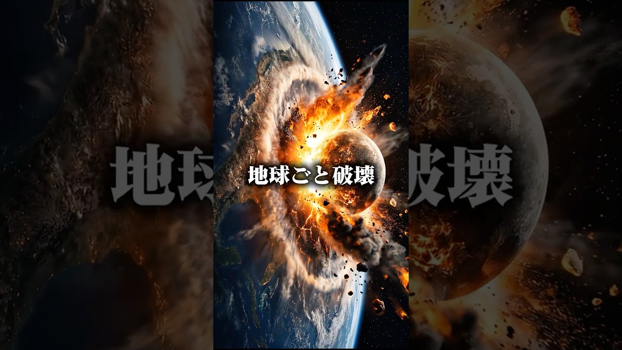 もし月が地球に落ちたらどうなる? #shorts