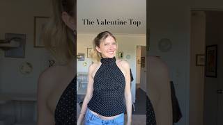 The Valentine Top sewing pattern by @Lizziepatterns ✨ #sewingpattern #diyclothes #haltertop #ootd