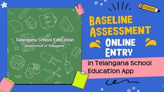 How to Submit Baseline Assessment in Telangana School Education App by Teachers screenshot 1