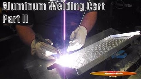 Aluminun welding cart Part II