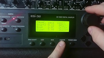 E-MU ESI-32: sampling & looping