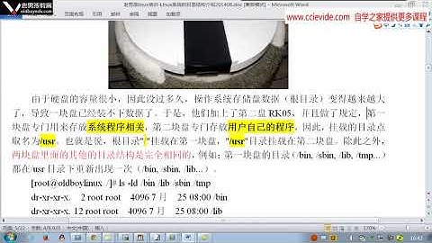 0099 linux目录结构介绍及目录和磁盘分离原理精讲  rec