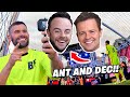I put a gopro in the goal on ant  decs saturday night takeaway