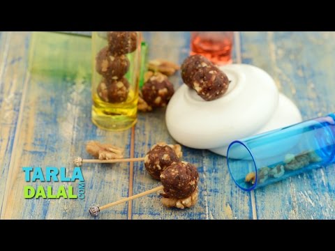 Date and Walnut Balls (Healthy Heart Recipe) by Tarla Dalal