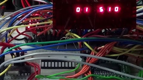 Microtronic Emulator with Authentic Red 7-Segment LED Bubble Display