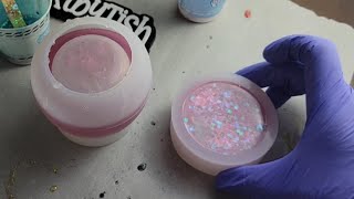 Let's make a resin jar with rhinestones