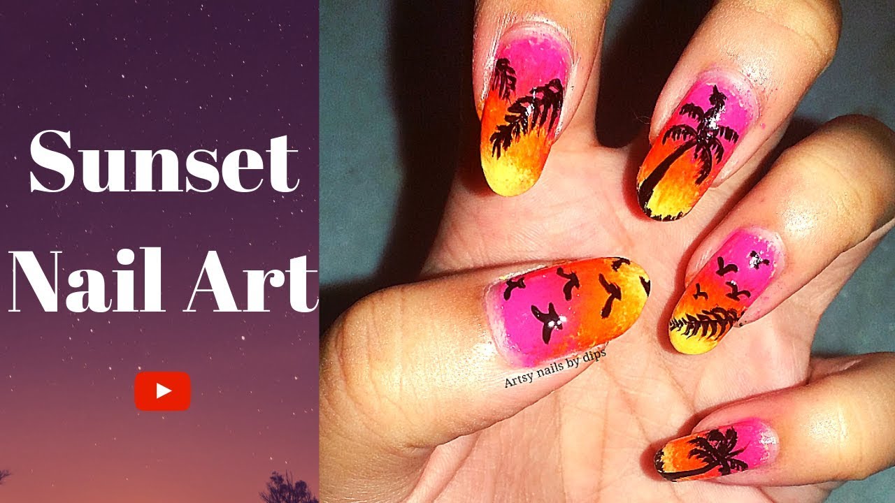 Sunset Nail Art Designs - wide 4