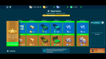 War Robots : Openning all Operation pass one shot🥳