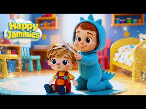 Pin Pon es un Muñeco 🧼 Rutinas para Niños | Happy Jammies - Canciones Infantiles