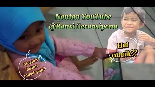 #RonsiGeronsiyono Nonton film YouTubers yang gokil