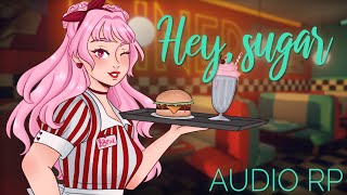 Asmr Roleplay - Waitress Wants To Serve You 50S F4M