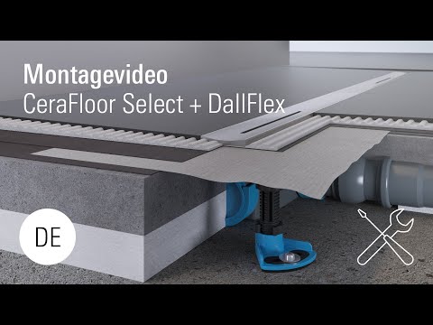 Duschrinne CeraFloor Select + DallFlex