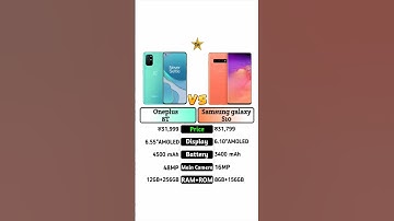 Oneplus 8t VS Samsung galaxy S10 #technnu