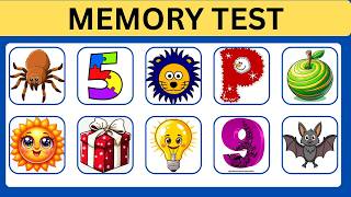 Memorize 12 Images in 10 Seconds 🧠 | Memory Game Challenge" screenshot 1