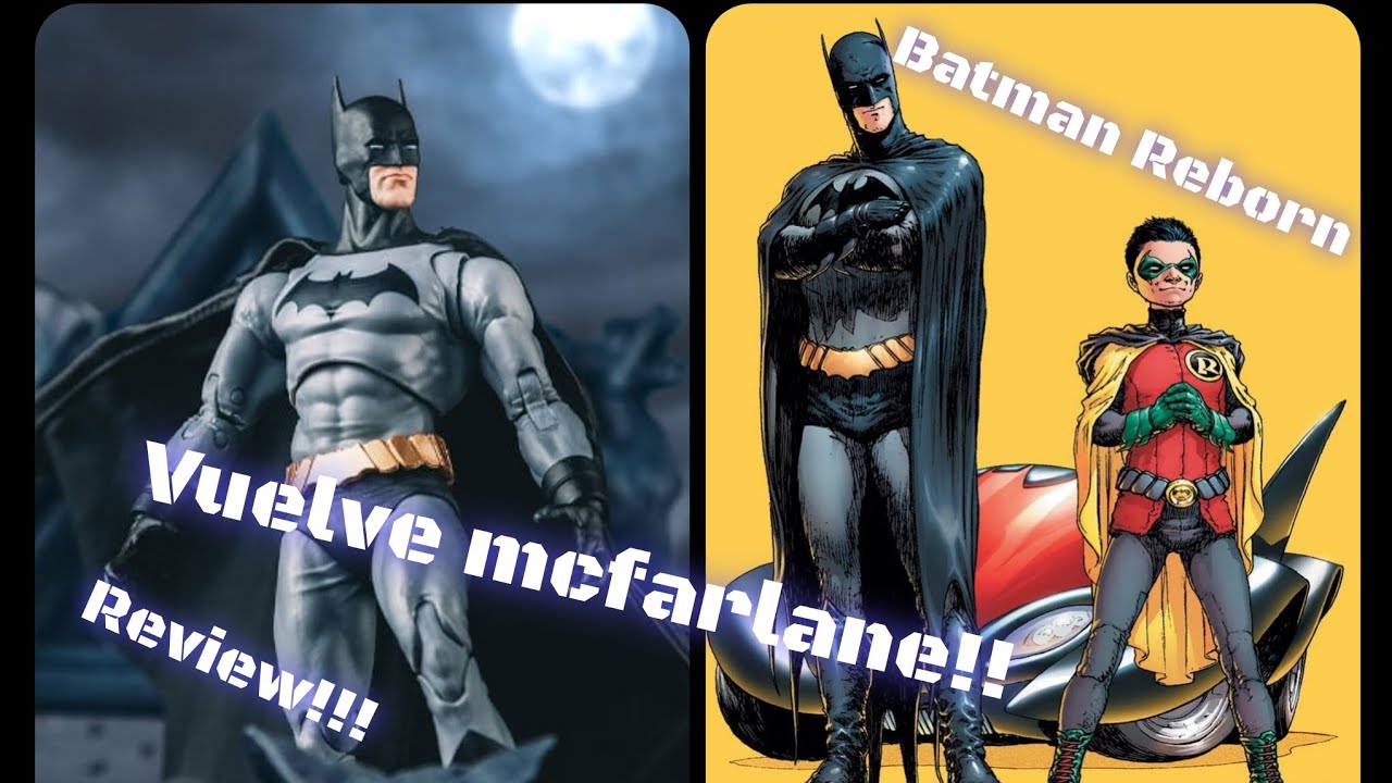 Batman Reborn mcfarlane toys Review!!! El batman definitivo que nos dio mcfarlane