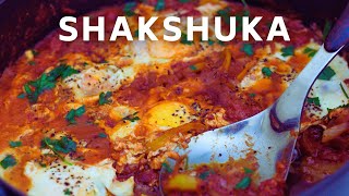 SHAKSHUKA | Delicious Poached EGGS IN TOMATO SAUCE | So Easy and Spicy!