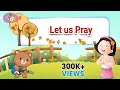 Let us pray     kids prayer song  nursery rhymes  english animation poem