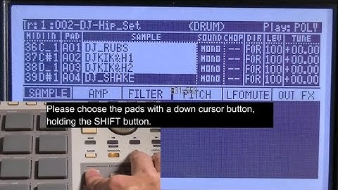 The value of two or more pads can be changed simultaneously  MPC1000 & MPC2500