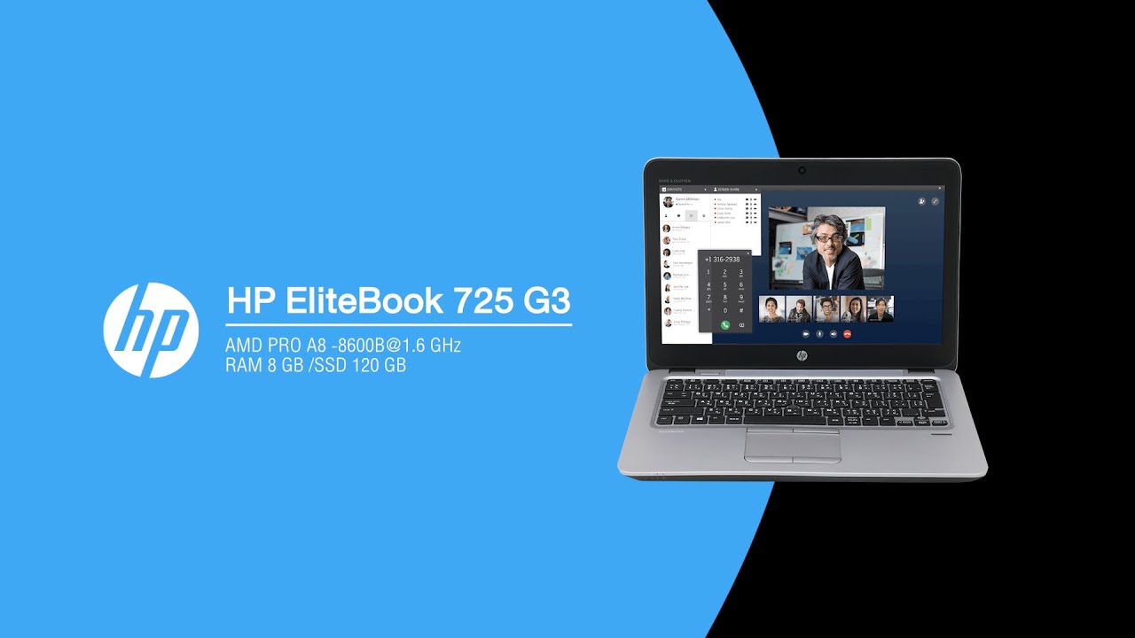 品】 ノートパソコン hp HP EliteBook 725 G3 AMD A8 Pro-8600B / 8GB 