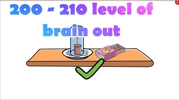 Level 200 - 210 of brain out walkthrough