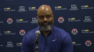 Media Availability: Wes Unseld Jr., Corey Kispert, and Jordan Poole | 01\/10\/24