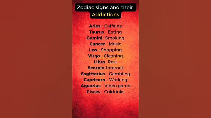 Zodiac signs and their Addictions #fyp #viral #astrology #shorts