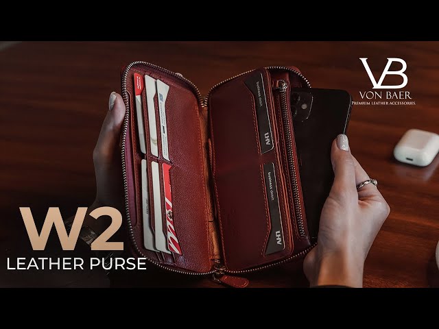 Men's designer leather wallets - Von Baer