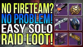 Easy SOLO Raid Loot! - 24 Raid Chests Without a Team! Easy SPOILS OF CONQUEST Farm! [Destiny 2]