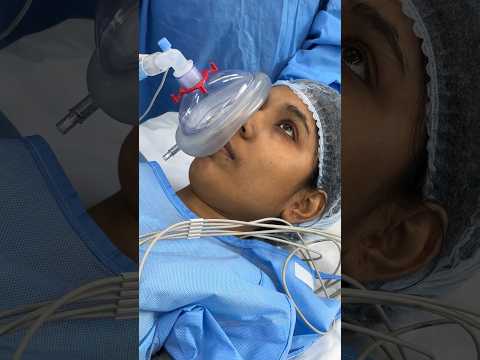 Girl goes under smooth Anesthesia