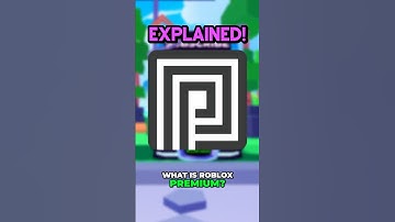 Roblox PREMIUM EXPLAINED!