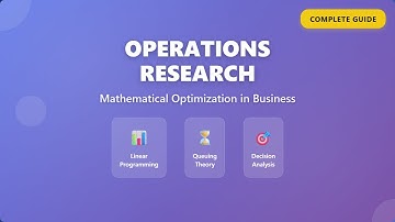 Operations Research: Intro to Mathematical Optimization for Business (Beginner
