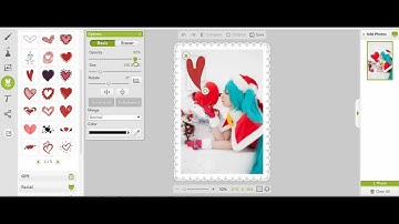 How to make your own Christmas card through Fotor