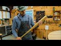 Making An Old School Baseball Bat - NO LATHE