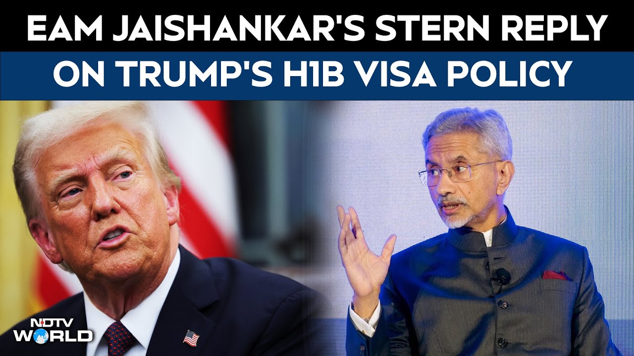 H1B Visa News | EAM S Jaishankar’s Stern Reply On US President Trump’s H1B Visa Policy