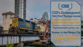 Chasing CSX's Endangered Old Port Tampa Local - Railfanning Tampa