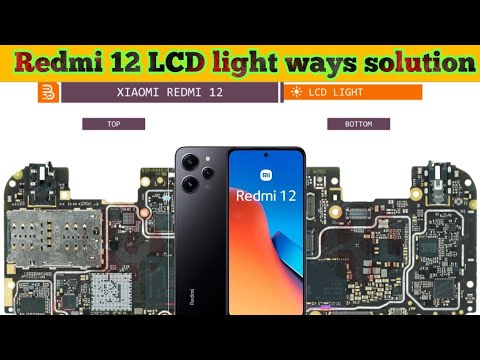 Redmi 12 Display Light Not Working Problem Solution Redmi 12 LCD Light Ways