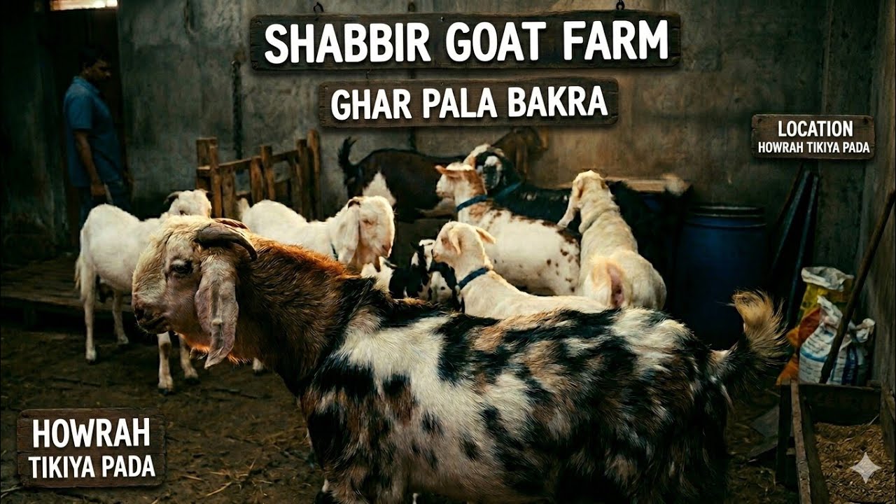 Bakra Eid Mubarak Goats 9163452542 Shabbir Goat 🐐 Farm Quality Khassi Bakra #goats #bakra