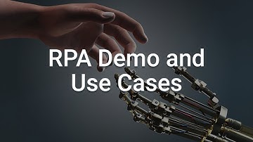 RPA Demo and RPA  Usecases