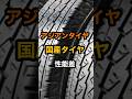 アジアンタイヤと国産タイヤの性能差 #KENDA #KUMHO #Hankok