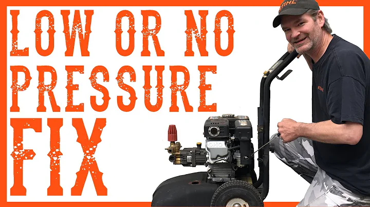 How To Fix A Pressure Washer That Has Low Pressure