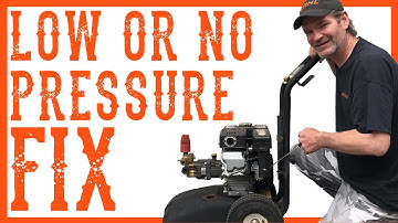 How To Fix A Pressure Washer That Has Low Pressure