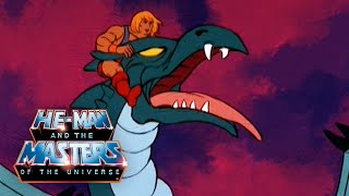 He-Man Fights a Giant Dragon | He-Man Official | Masters of the Universe Official